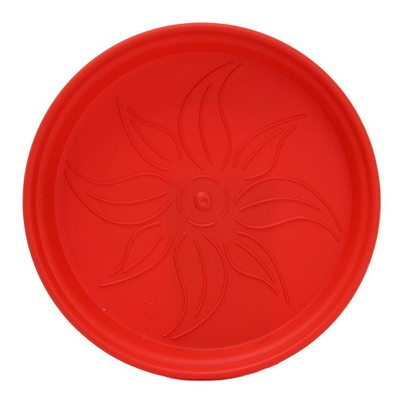Pots de Jardin Rond avec plat circulaire (13cm, Lot de 4)