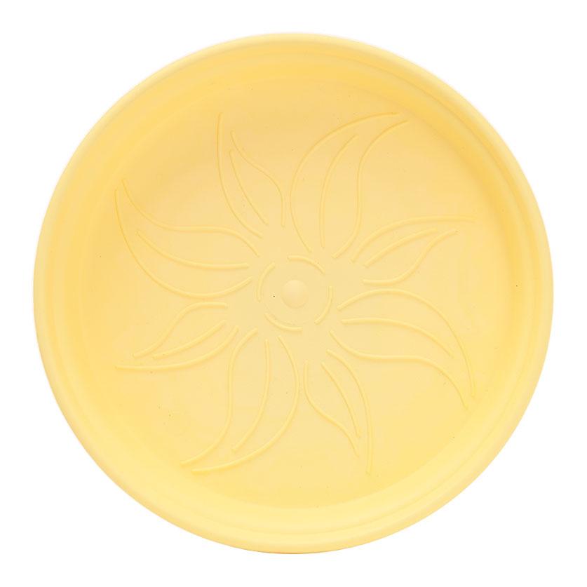 Pots de Jardin Rond avec plat circulaire (19 Cm, Lot de 4)