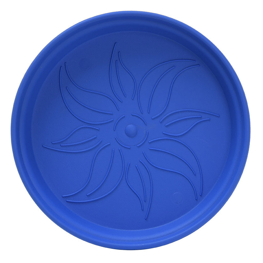 Pots de Jardin Rond avec plat circulaire (17cm, Lot de 4)