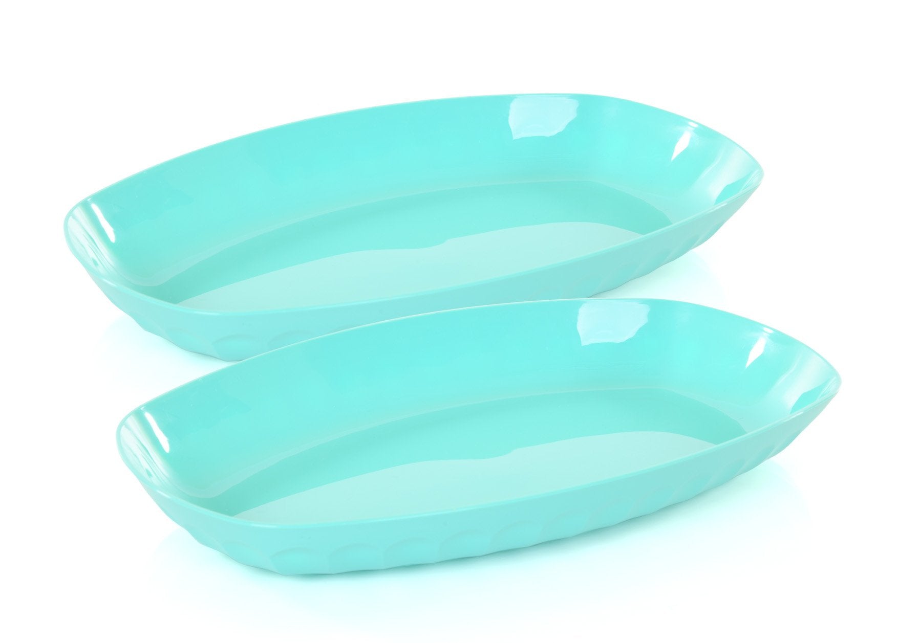 Mintra Home - Plateau incassable Oval (Collection Bold - Lot de 2). - Mintra France