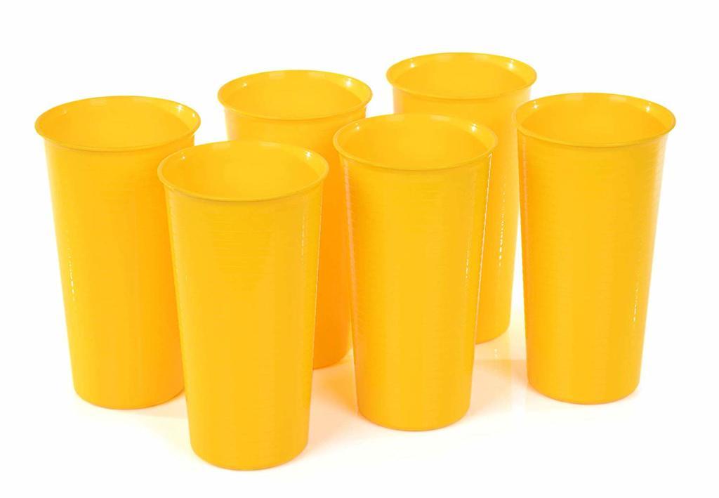 Gobelet réutilisable en plastique 850ml (Lot de 6)- Mintra France