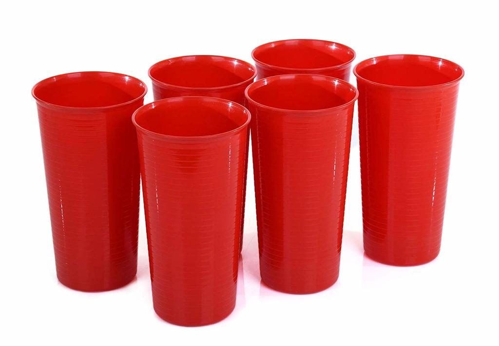 Gobelet réutilisable en plastique 850ml (Lot de 6)- Mintra France