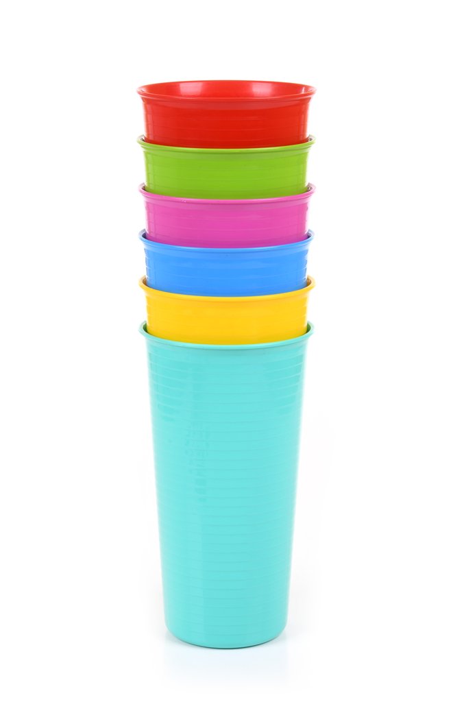 Gobelet réutilisable en plastique 850ml (Lot de 6)- Mintra France